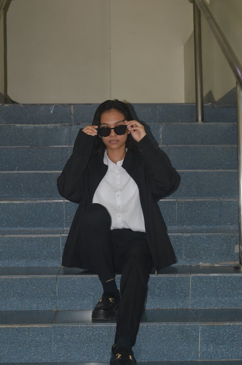 Julie Ann Tiron with glasses